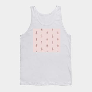 Rose gold - forest of trees Tank Top